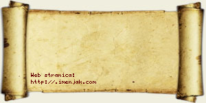 Mia Joksić vizit kartica